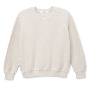 Perfectwhitetee NWT / XL reverse fleece shrunken crewneck sweatshirt/ZIGGY/SUGAR